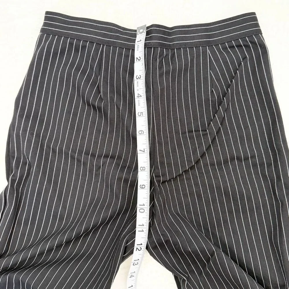 Balera Sleeveless Pin Stripe Top With Collar and Matching Pin Stripe Pants Style